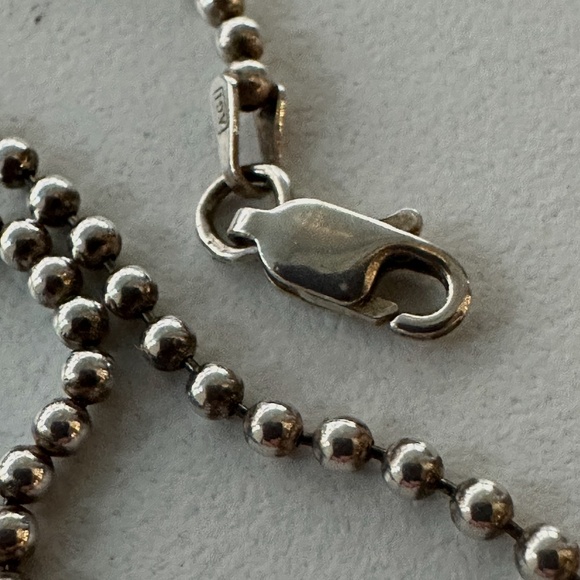 STERLING SILVER - 2mm ball chain - 30" long - Picture 2 of 4